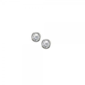 Diamond raindrop stud earrings