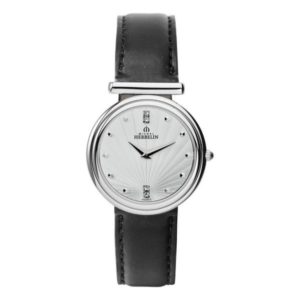 Womens stainless steel attelage strap watch.