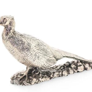 Silver pheasant ornament