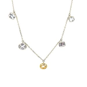 18ct white gold sapphire necklace