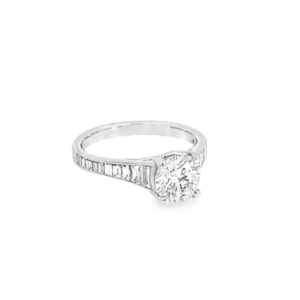 Platinum 1.31ct Diamond Engagement Ring