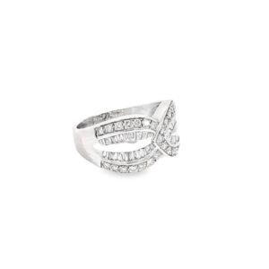 Preloved Bagette & Brilliant Diamond Dress Ring