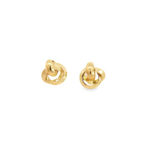9ct Yellow Gold Knot Earrings