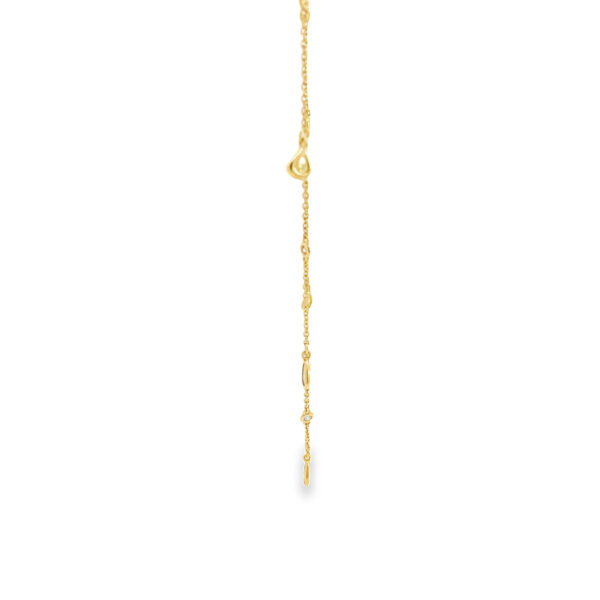 18ct Yellow Gold Diamond Slice Necklace