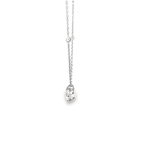 18ct White Gold 0.70ct Diamond Solitaire Necklace